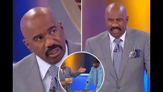 Family Feud’s Steve Harvey yells in contestant’s face over dumb answer he shouldn’t be trying to pul