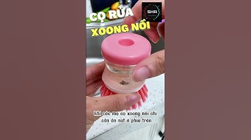 Dụng cụ cọ rửa xoong nồi thông minh #shorts #giadungthongminh #sha