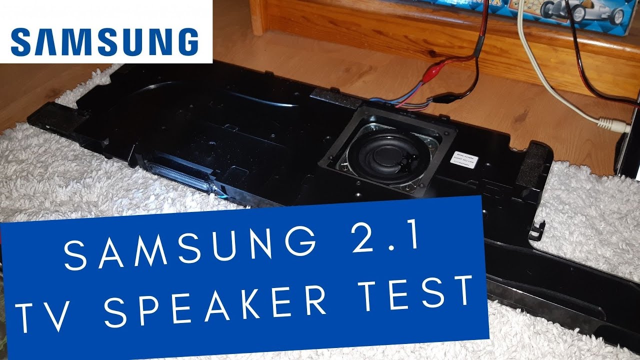 Samsung MU8000 4K 2.1 Tv Speaker System Test