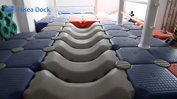 Hisea Dock Floating Modular -Drive on Floating Dock
