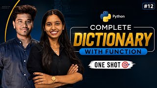 Learn Python Dictionary Complete in One Video | All Methods & Functions Explained #12