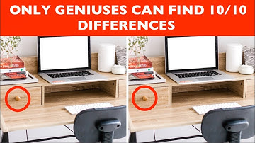 ONLY VISUAL GENIUSES WILL BE ABLE TO FIND 10/10 DIFFERENCES | FIND THE DIFFERENCE | VISUAL PUZZLE