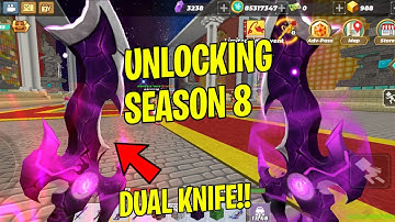 UNLOCKING SEASON 8 PASS SHADOW ASSASSIN ARMOR In SkyBlock Blockman Go