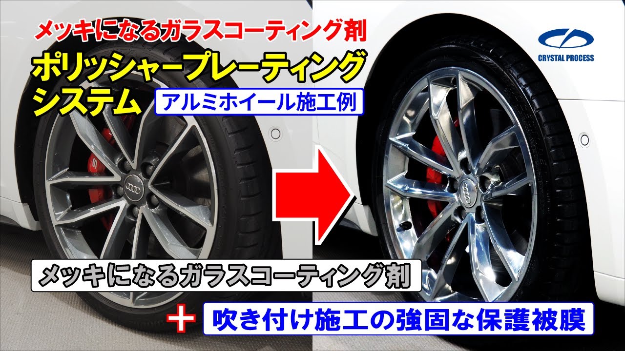 Example of mirror plating coating on aluminum wheels] Polisher 