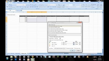 MS Office Excel - Basics - 4. Conditional Formatting and the 