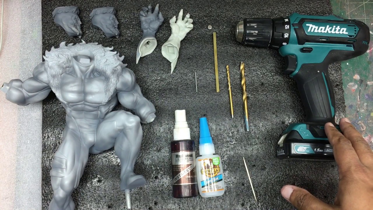 Model Kit Magnet Magnet Installation Tutorial #2 Resin Model Kit/Statue - YouTube