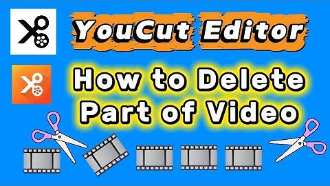 How to delete a part of the video with YouCut video editor app ( 2025 update )