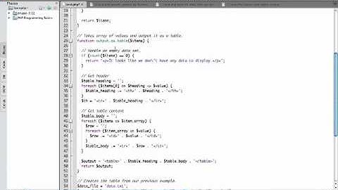 55. Exploring our generalized table rendering function (a Drupal how-to)