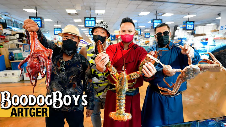 Does Seoul Seafood Satisfy? Boodog Boys try Noryangjin Fishery Market | Boodog Boys