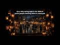 1900s City Ambience | Walking the Wet Cobblestone Streets at Night Under Your Umbrella for Unwinding