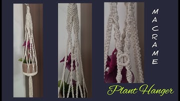 Macrame plant hanger | Macrame design | Macrame tutorial | Macrame wall hanging new design 2022 DIY