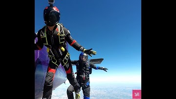 Skydive - 3 Way Tracking - by YI 4K Action Camera