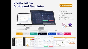 Crypto – Cryptocurrency Admin Dashboard Template With UI framework