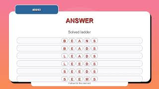 Word Ladder Challenge #0993 | 10 Word Ladder Practice Puzzles screenshot 5