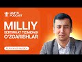 Milliy sertifikat imtihoni yuzasidan eng koʻp soʻralayotgan savollarga javoblar | Muhammad Haydarov