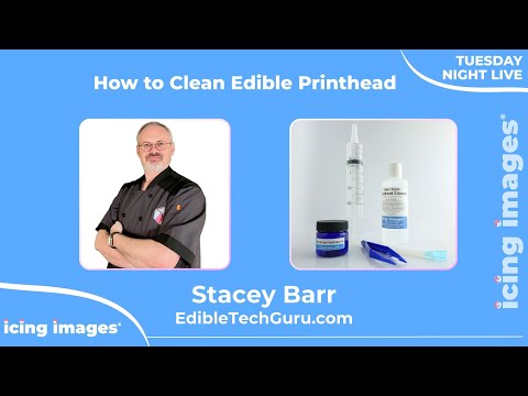 Icing Images presents Chef Stacey Barr - How to clean your printhead