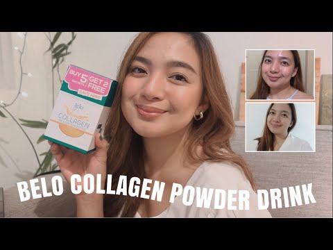 How to achieve HEALHTY & GLOWING SKIN? | Belo Collagen Powder Drink Review  (Eunice Cornejo)