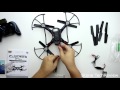 Unboxing drohne mit kamera deerc rc quadrocopter 24ghz 6axis gyro headless mode