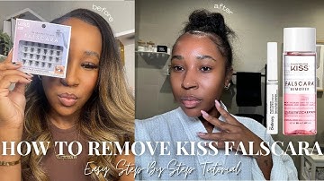 HOW TO SAFELY REMOVE FALSCARA CLUSTER LASHES + NOURISH NATURAL LASHES