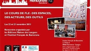 Rencontre Fle Barcelone 2013 - Editions Maison Des Langues