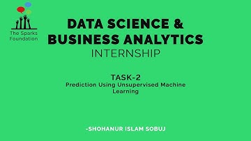 Sparks Foundation Internship  | Data Science  | Task 2 |  Unsupervised ML