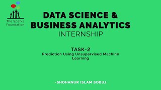 Sparks Foundation Internship  | Data Science  | Task 2 |  Unsupervised ML