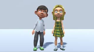 2 toon kids promotional video for Unity