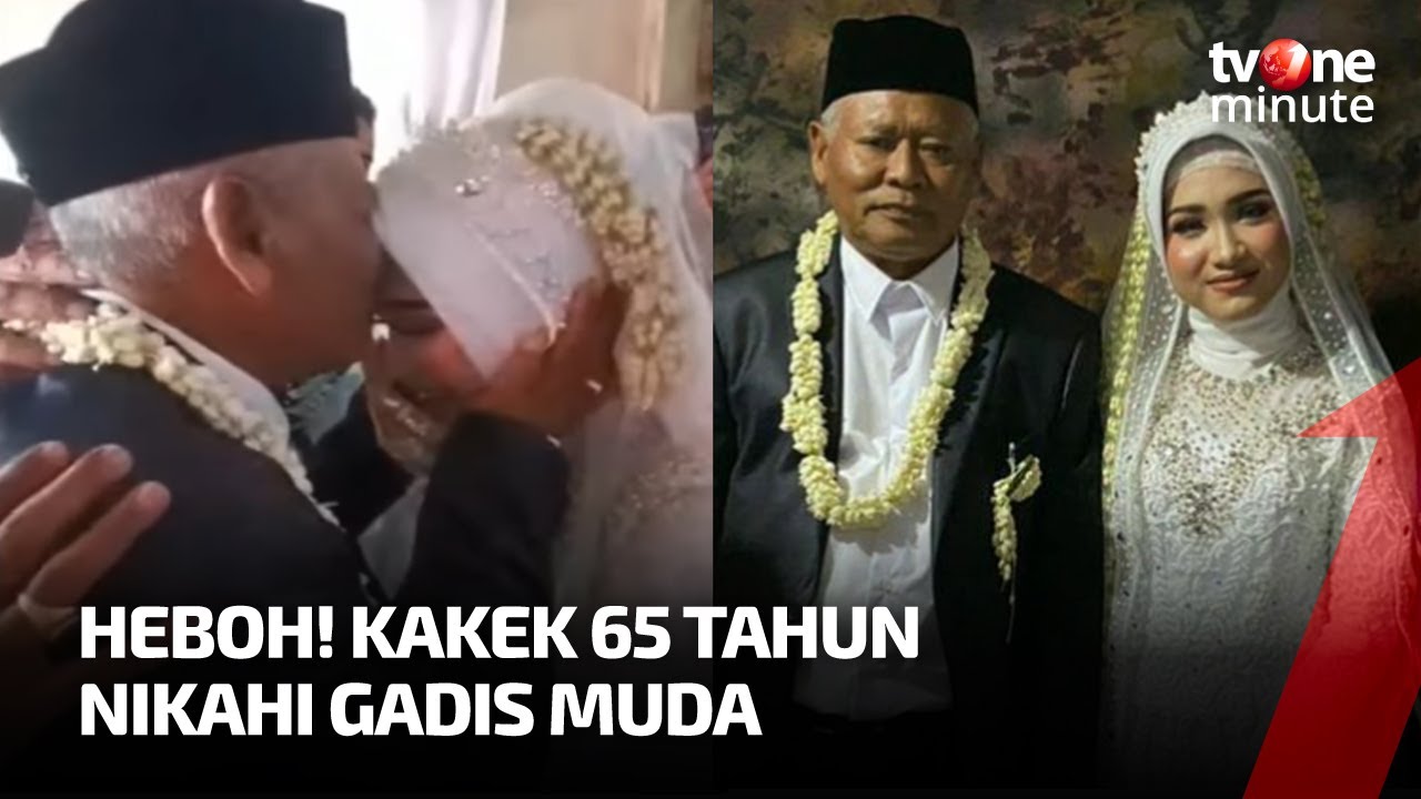 Viral! Kakek Berusia 65 Tahun Nikahi Gadis Muda Usia 19 Tahun | tvOne  Minute - YouTube