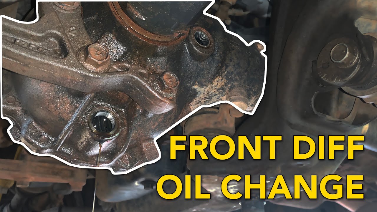 Front Differential Oil Change Toyota 120 Prado YouTube