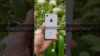 Taking photos with mom's old iPhone