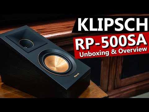 Klipsch RP-500SA Elevation Atmos Speakers - Unboxing and Overview