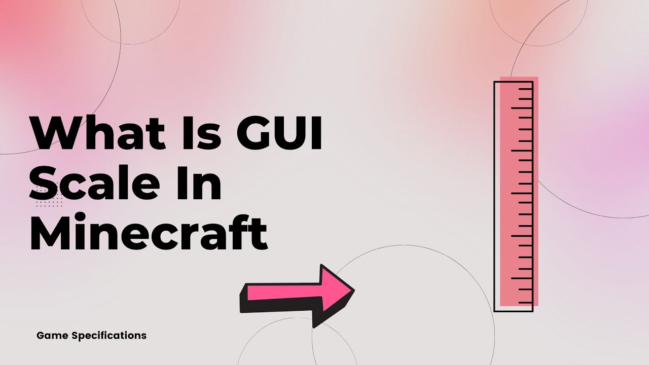 What Is GUI Scale In Minecraft - YouTube