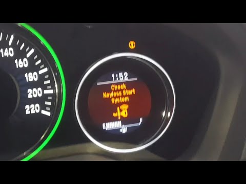 Honda HRV check keyless start sytem,start stop button DTC B12C5 - YouTube