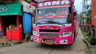 Sana private bus mass entry with horn 🔥🔥| Nenmara | Palakkad | kozhikode