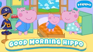 GOOD MORNING HIPPO Cartoon Game For Kids screenshot 1