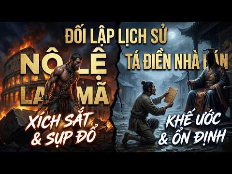 Tại sao La Mã SỤP ĐỔ vì nô lệ còn Trung Quốc TRƯỜNG TỒN nhờ tá điền?