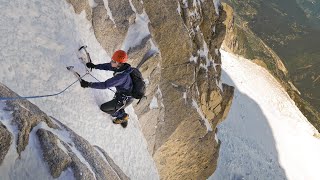 Chere Couloir, Chamonix - Alpine Ice Climbing
