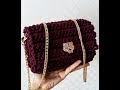 اسهل شنطه كروشيه حتنفذيها لو كنتي مبتدئه its a easy way to make crochet bag