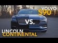 2017 Lincoln Continental vs. 2017 Volvo S90 Comparison Review