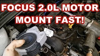 FORD FOCUS MOTOR MOUNT REPLACEMENT FAST 2014 engine vibrating at idle