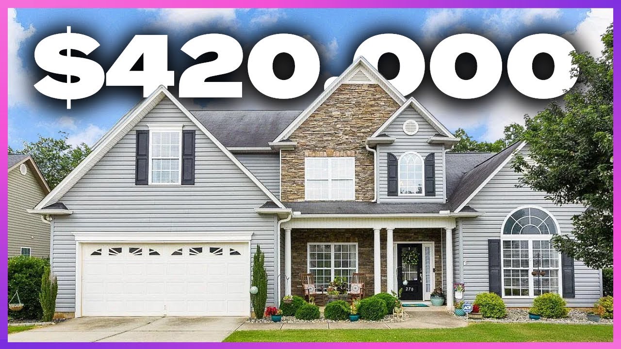 What Does $420K Get in Boiling Springs South Carolina | Home Tour