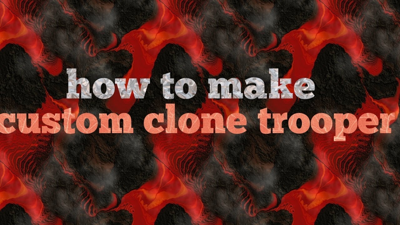 How To Make A Custom LEGO Clone Trooper - YouTube