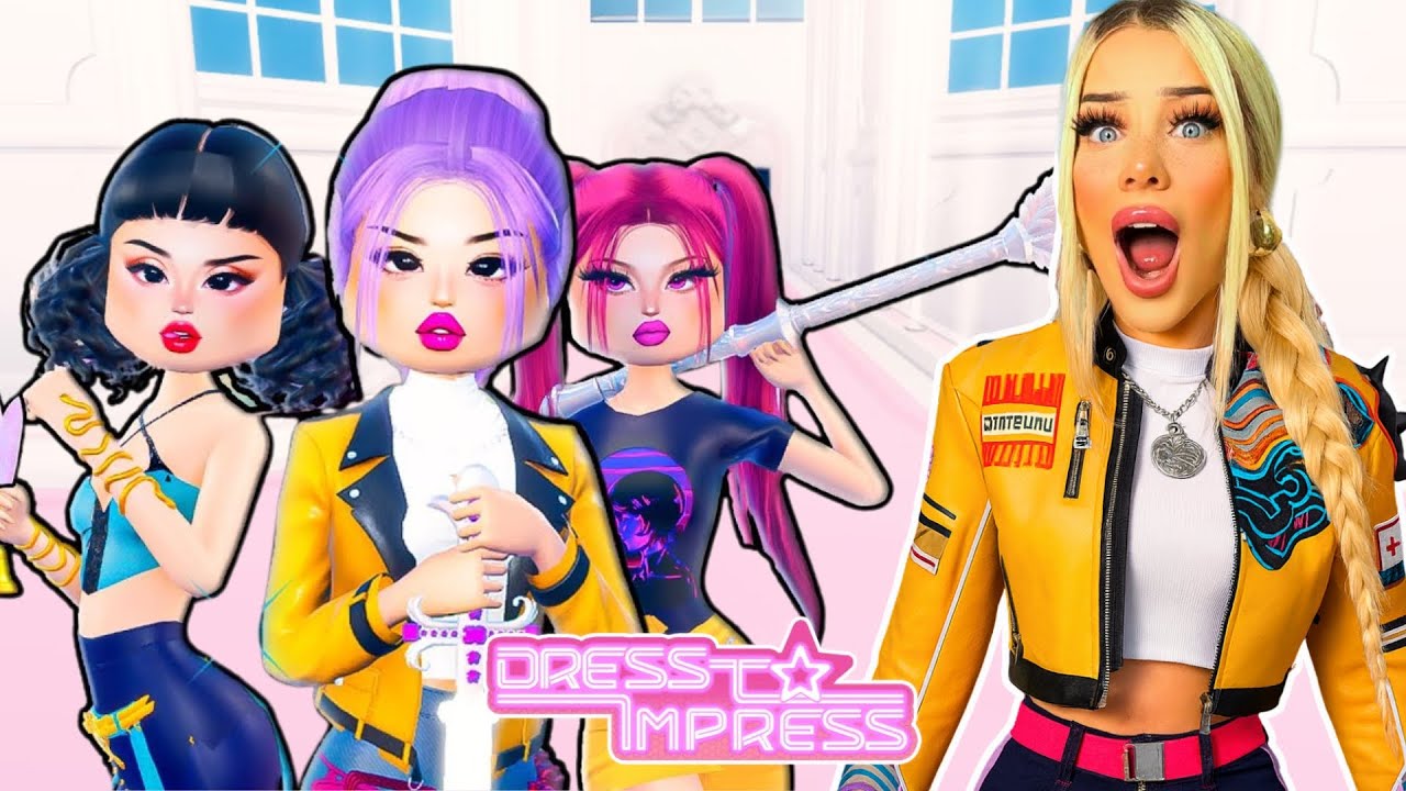 DEMON HUNTERS in DRESS TO IMPRESS 😳 (ROBLOX)