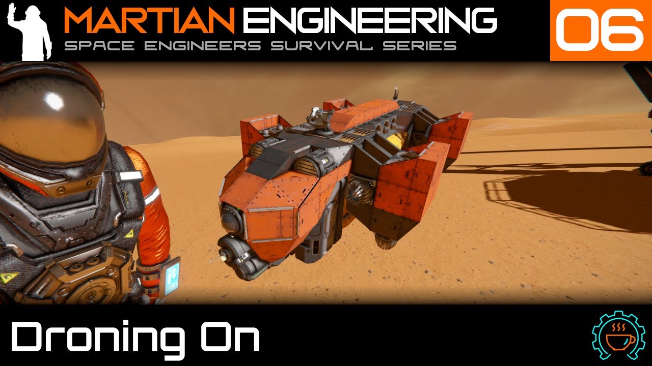 Droning On! The Clangscavator Needs an Automated Cargo Drone | Martian Engineering E6 | SE Survival