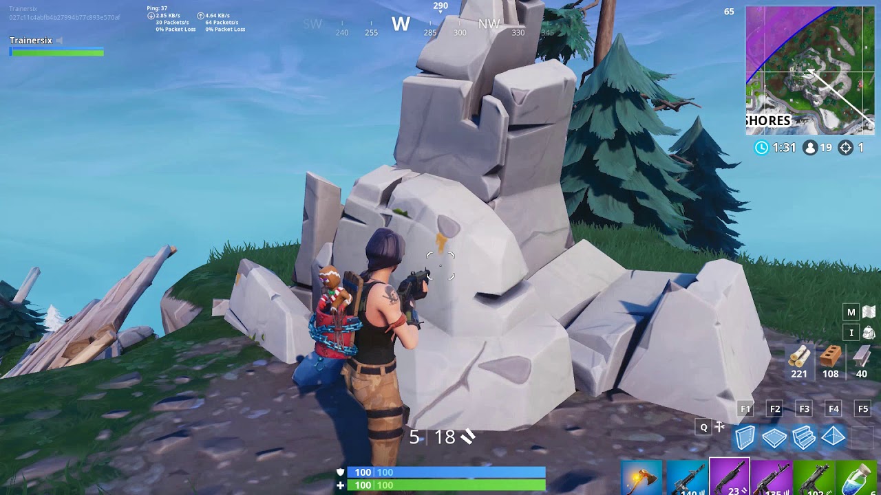 Fortnite Epic Settings 1080p W3680 RX 570 4GB Game Play ...