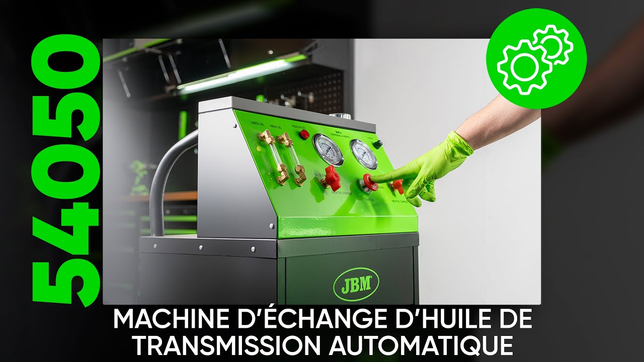 COMMENT UTILISER la machine pour le CHANGEMENT D'HUILE DE TRANSMISSION AUTOMATIQUE