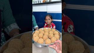 દિત્યાએ બનાવ્યા લાડવા ✨🤩#minivlog #gujrativlogs #cutebaby #jalpaahirvlogs #fun — video thumbnail
