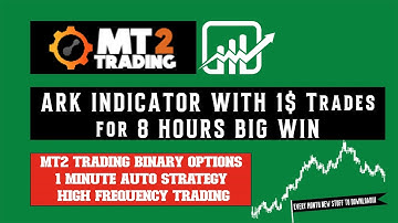 MT2 Trading Binary Options 1-Minute ARK Strategy - High frequency trading