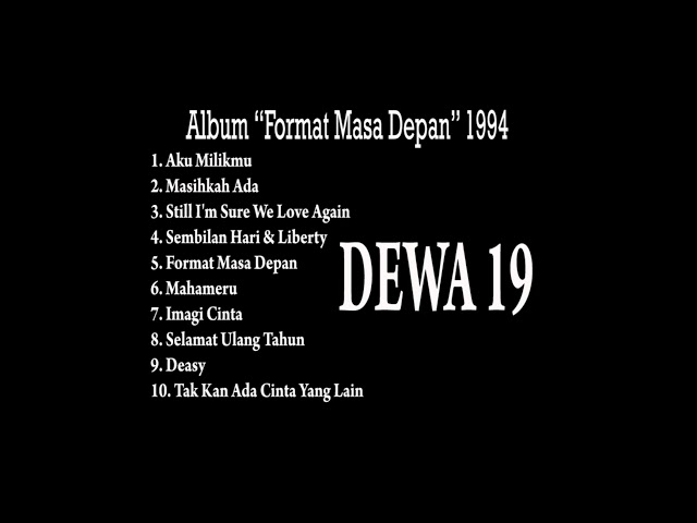 Dewa19 - Album Format Masa Depan (1994) class=