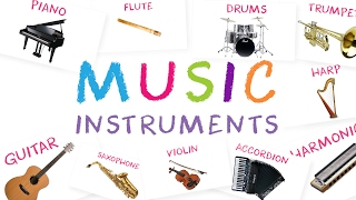Musical Instruments for Kids with Sound | Learn Names of Musical Instruments with Sound